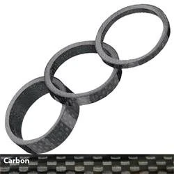 Fuxon Carbon A-Head Spacer 28,6 mm, 3 mm hoch, schwarz