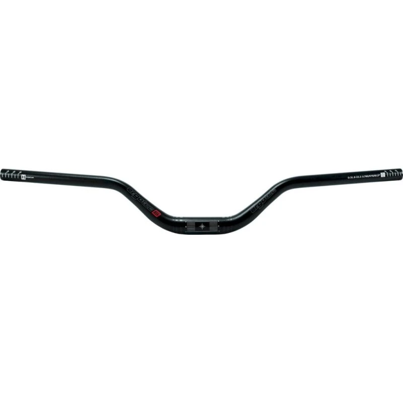 Ergotec Riser Bar 50 31,8mm Alu 12/5° 50mm Höhe Schwarz 720mm
