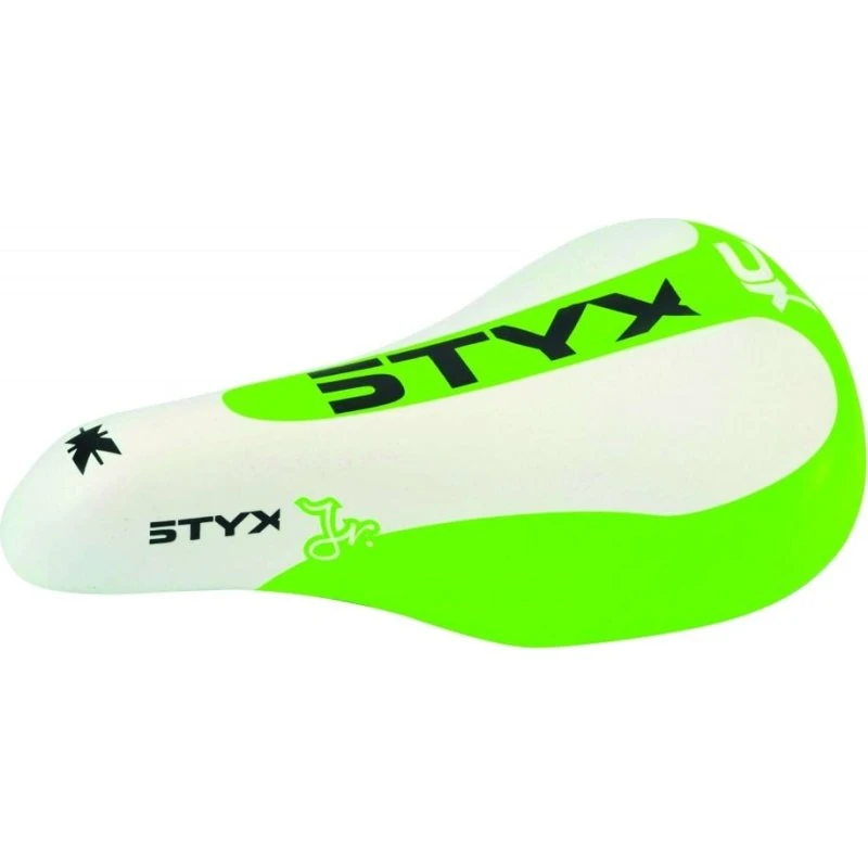 Styx Kindersattel grün/weiß 254x154 mm