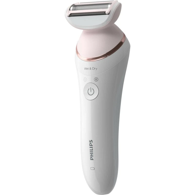 Philips Epilator Series 8000 BRE730/10 Wet & Dry Weiß/Pink