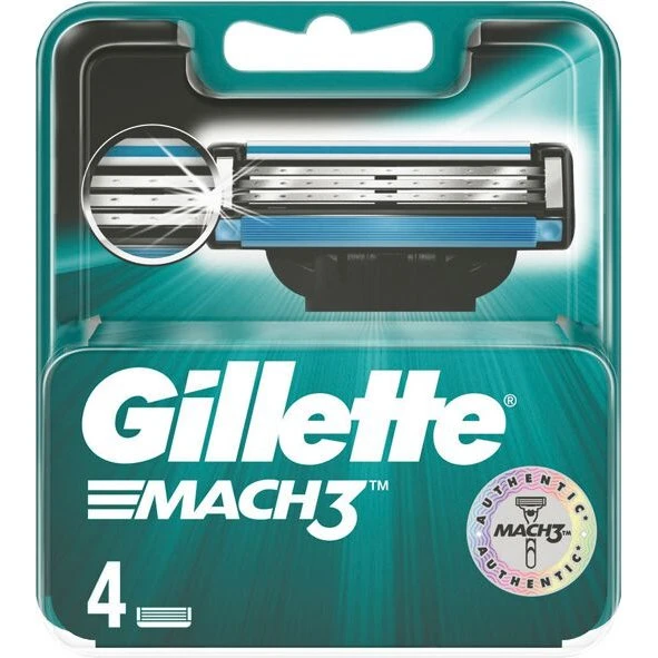 Gillette Mach3 Klingen 4er