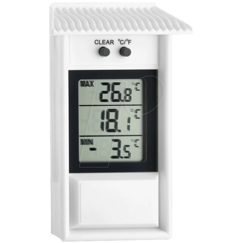 TFA Digital-Thermometer Innen & Außen weiß