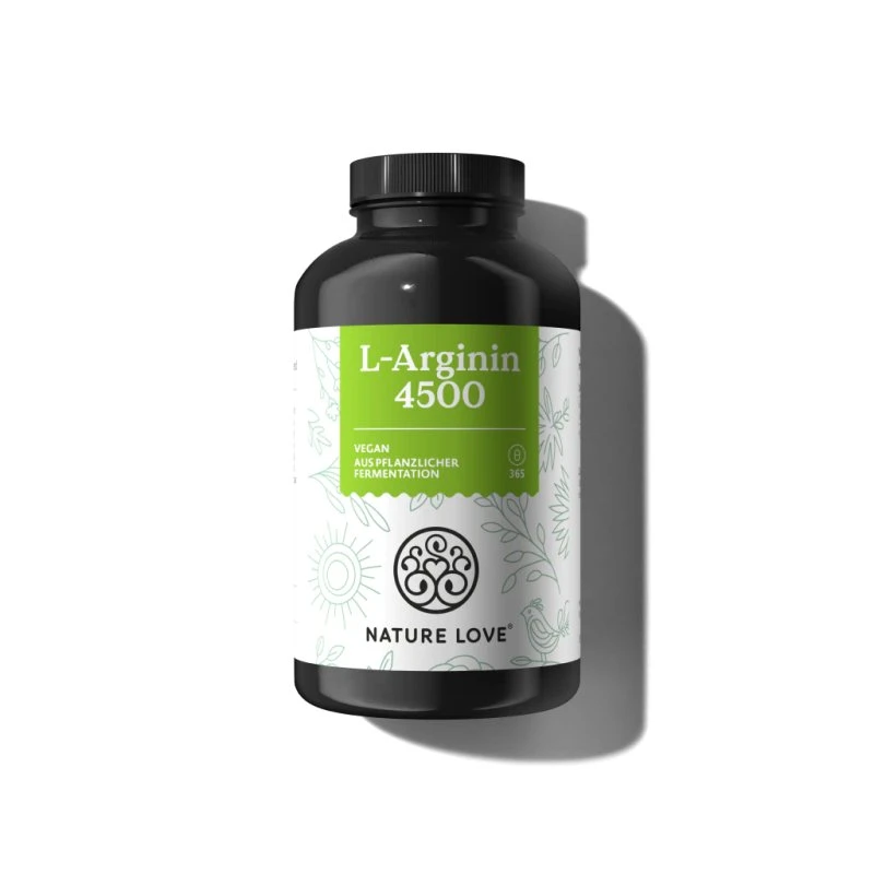 Nature Love L-Arginin HCL 4500 mg 365 Kapseln
