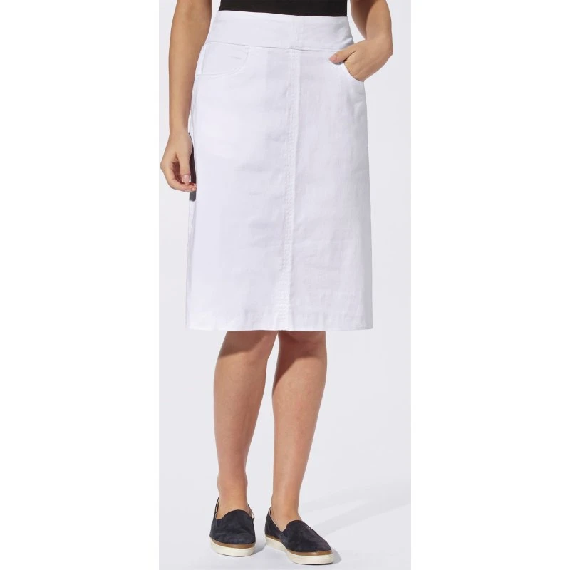Classic Basics Jeansrock in Weiß