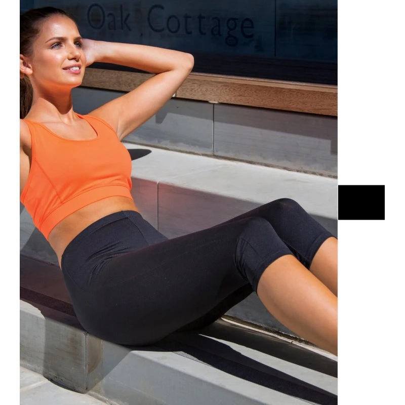 Spiro Women's Impact Softex® Capri Pants Schwarz XS