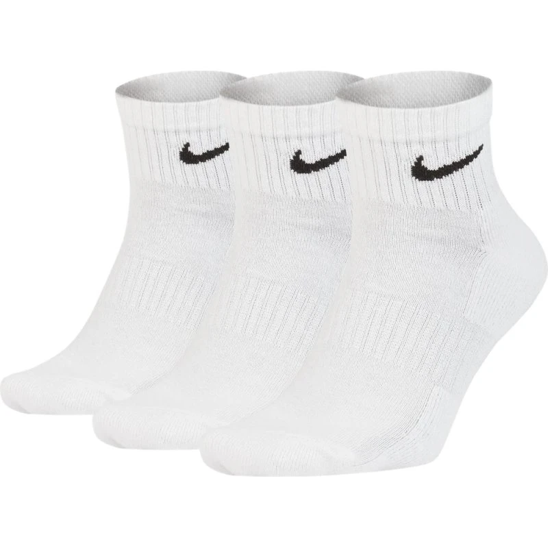 Nike Everyday Cush Ankle 3er-Pack, weiß