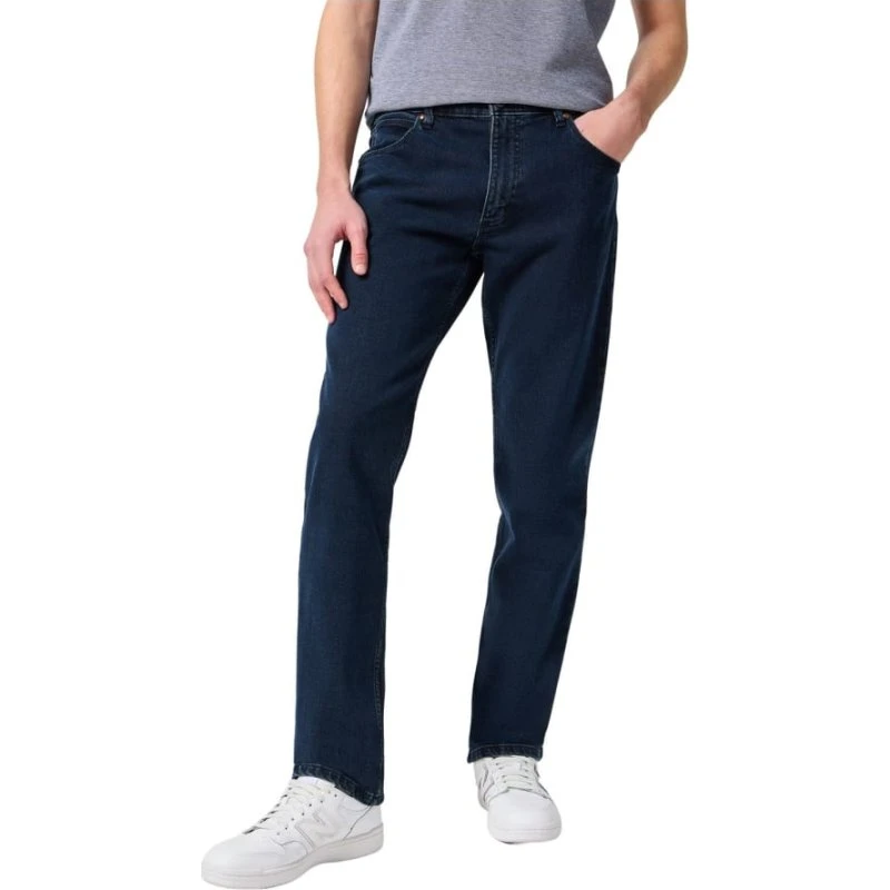 Wrangler Regular Fit Jeans Blau