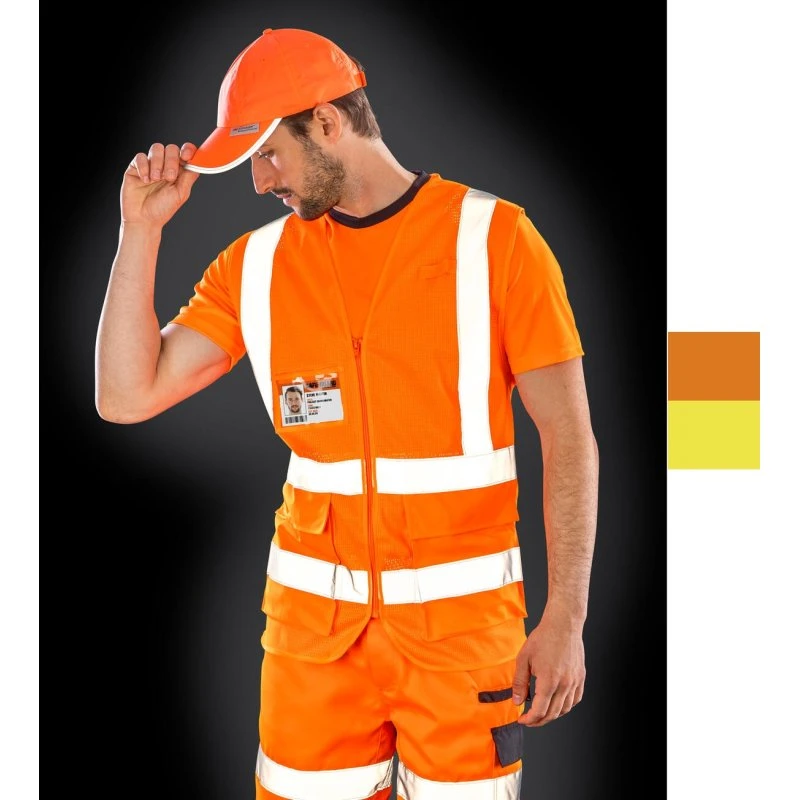 Result Executive Cool Mesh Safety Vest Gelb 3XL
