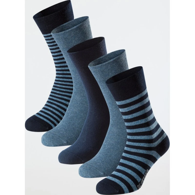 Schiesser Herren Socken Bluebird 5er-Pack