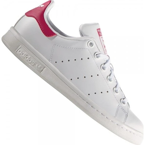adidas Originals Stan Smith J Weiß/Pink