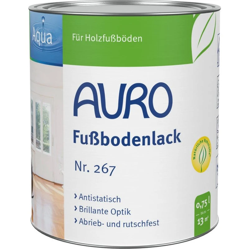 Auro Fußbodenlack Nr. 267 0,75 l seidenmatt