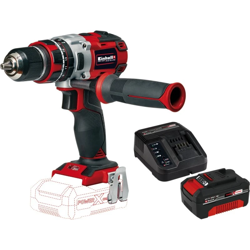EINHELL TP-CD 18 Li Brushless Akku-Schlagbohrschrauber 1x4,0 Ah