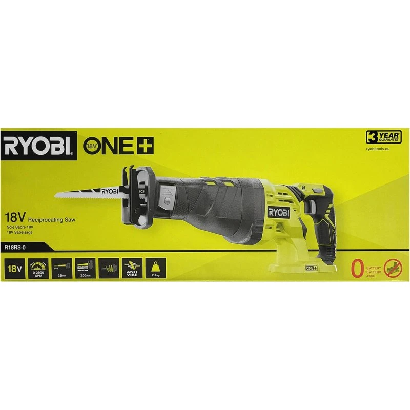 Ryobi 18 V ONE+ Akku-Säbelsäge R18RS-0