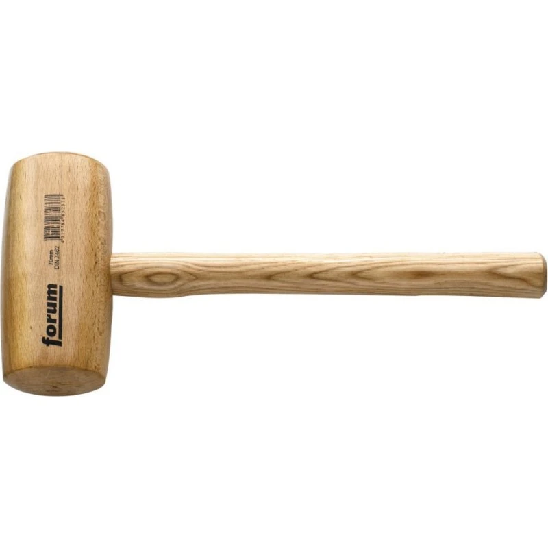 FORUM Holzhammer 70 mm, 140 mm Schlagkopflänge