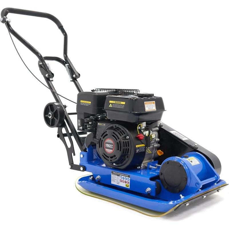 Rüttler 6,5 PS Rüttelplatte 13000 N mit Rädern