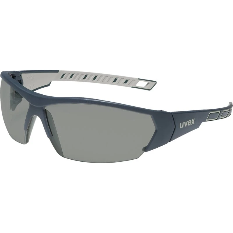 uvex i-works Schutzbrille grau mit Supravision Excellence
