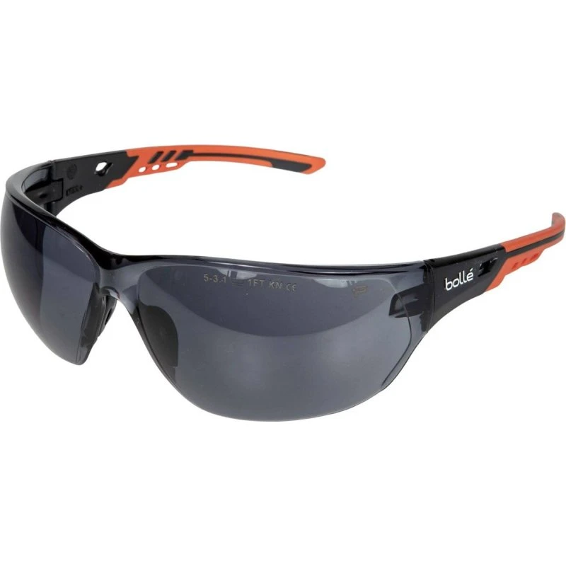 Bolle NESS+ Smoke Schutzbrille Orange/Schwarz