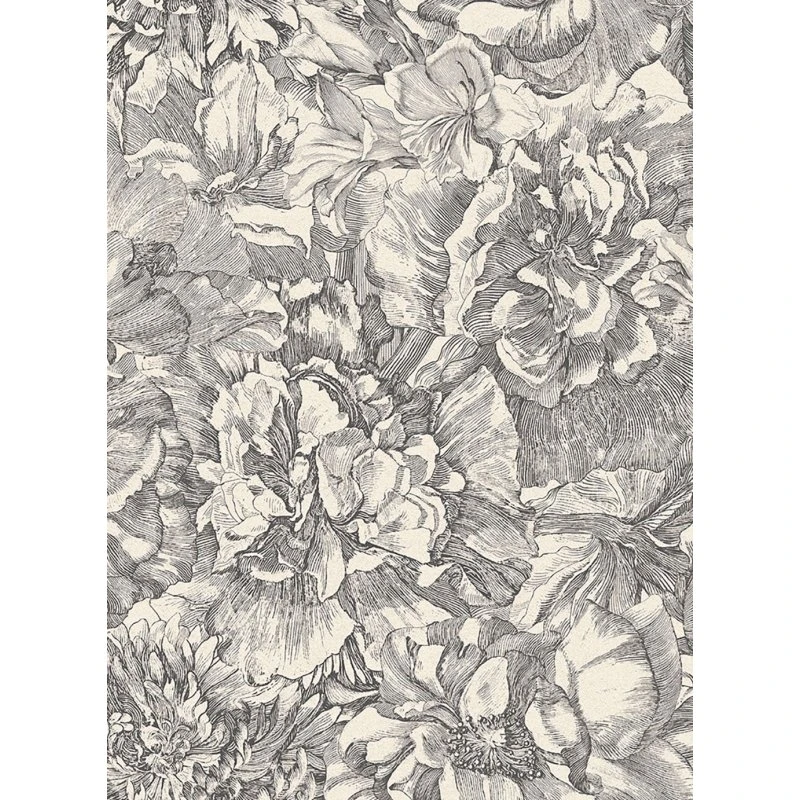 Eijffinger Museum 307340 Tapete Anthrazit