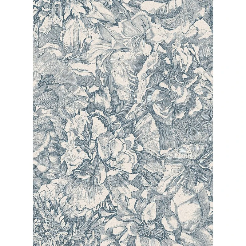 Eijffinger Museum 307343 Tapete Emmy Blau