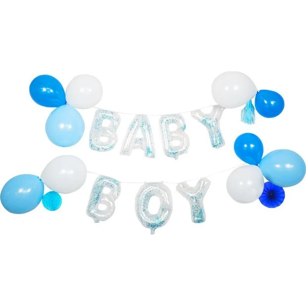 Baby Boy Luftballon-Girlanden-Set 23-teilig