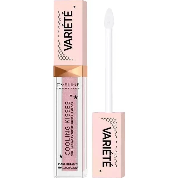 Eveline Cosmetics Variete Cooling Kisses Lipgloss 02 Sugar Nude