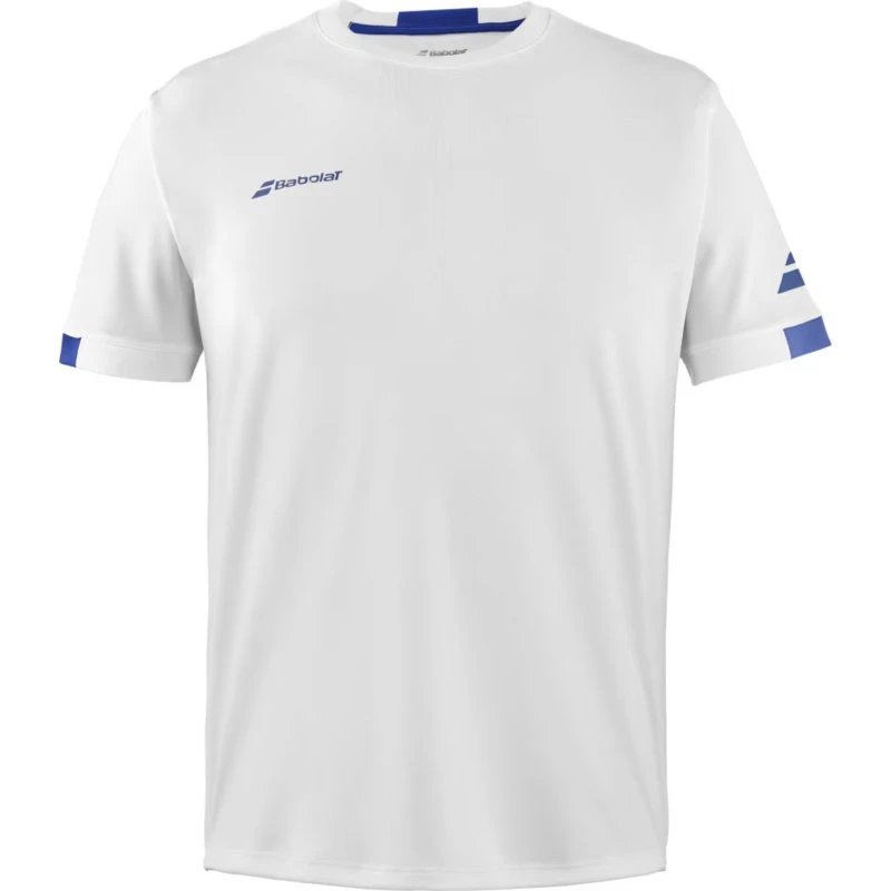 Babolat Play Crew Neck Tee Weiß - Junior T-Shirt für Jungen