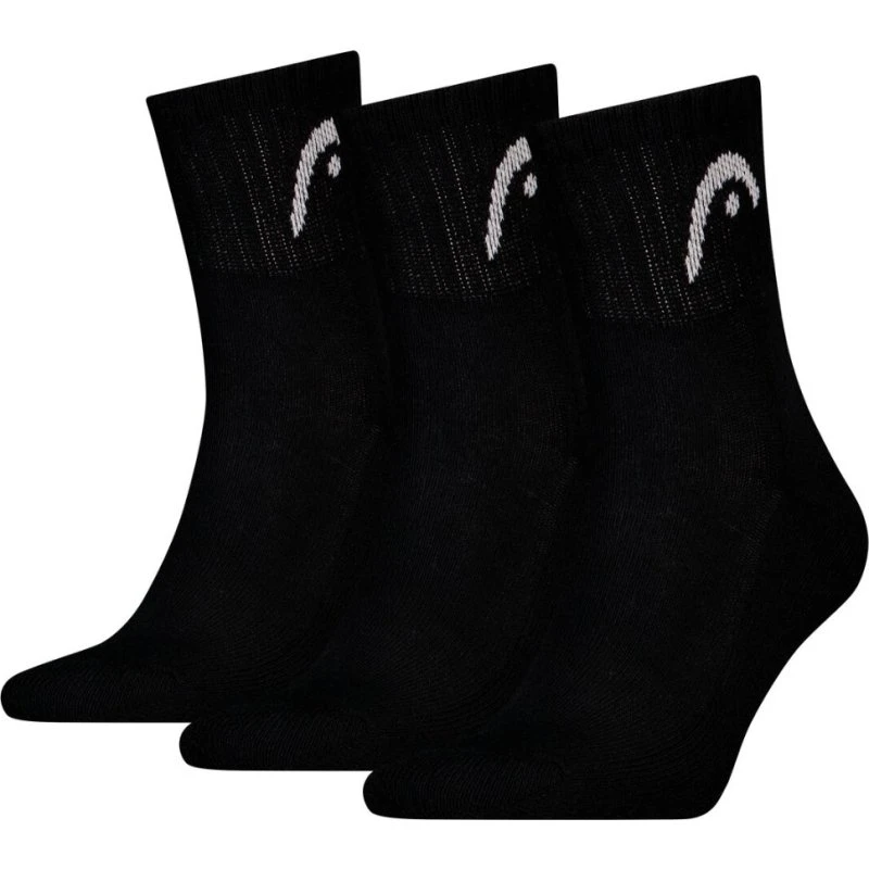 HEAD Socken Training All Sports Short Socks 3er-Pack Schwarz