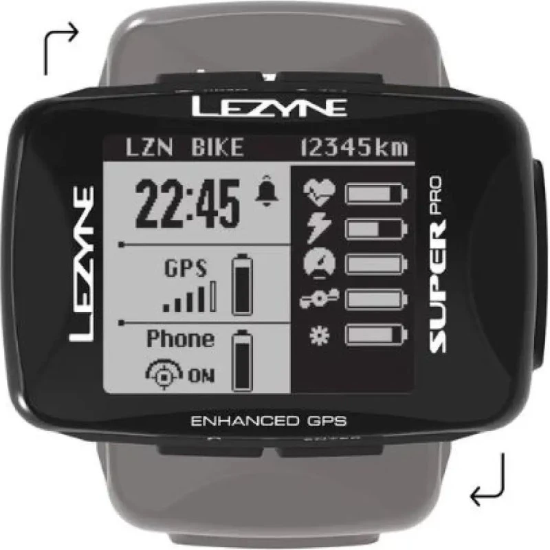 Lezyne Super Pro GPS-Fahrradcomputer