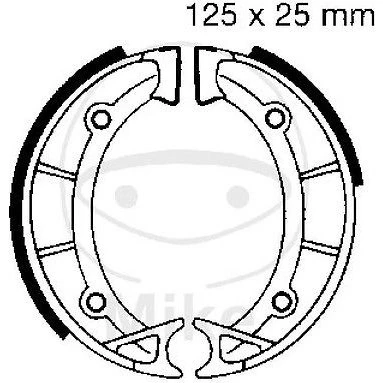 EBC 805 Bremsbeläge für Aprilia Scarabeo 50 1994-1997