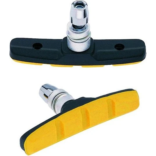 Point V-Brake-Bremsbacken gelb/schwarz (Paar)