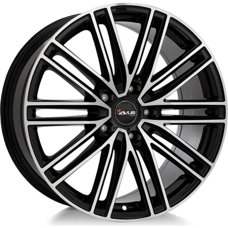 AVUS RACING AC-M08 Felge 10.5Jx20 Black Polished 5x130 ET64