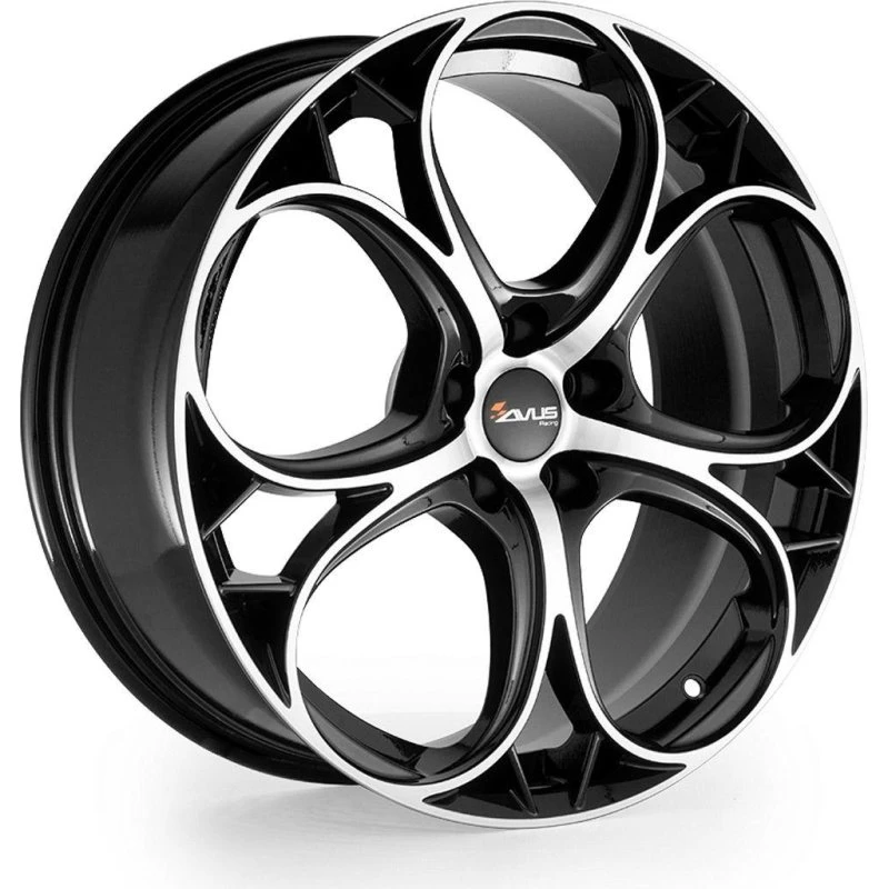 AVUS RACING AC-520 Felge 7.5Jx17 5x110 ET30 Black Polished