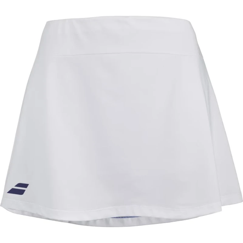 Babolat Play Skirt Weiß/Weiß Damen-Tennisrock
