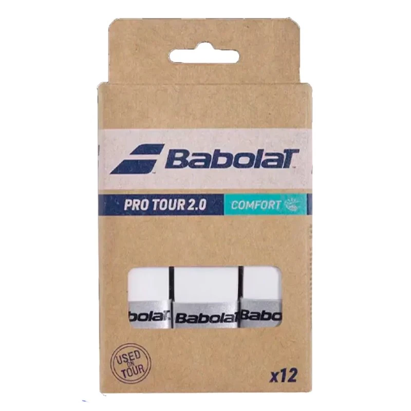 Babolat Pro Tour 2.0 Comfort Griffband Weiß (12er Pack)