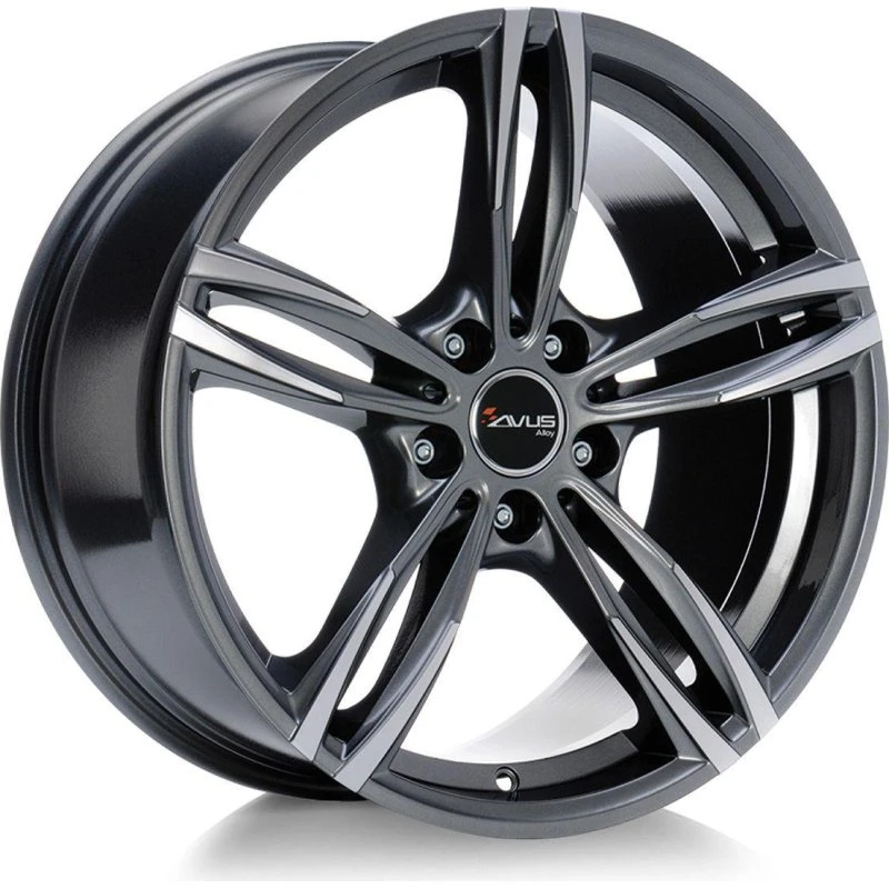 AVUS RACING AC-MB3 Felgen Anthrazit Poliert 7.5Jx17 5x120 ET32
