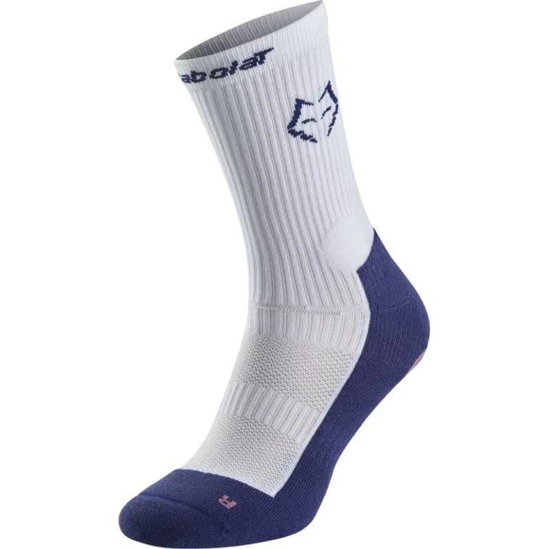 Babolat Mid-Calf Socken Juan Lebrón Weiß/Estate Blue