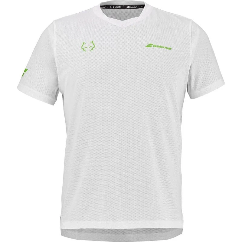 Babolat Crew Neck Tee Juan Lebron - Weiß