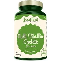 GreenFood Nutrition Multi VitaMin Chelate für Männer 90 Kapseln