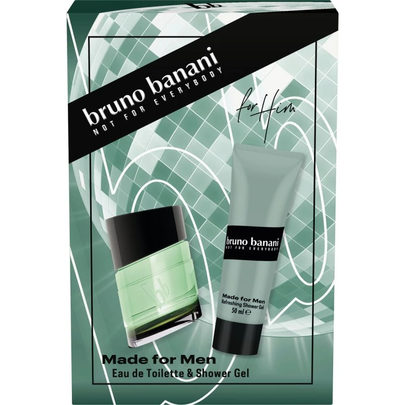 Bruno Banani Made For Men Geschenkset EdT 30ml + Duschgel 50ml
