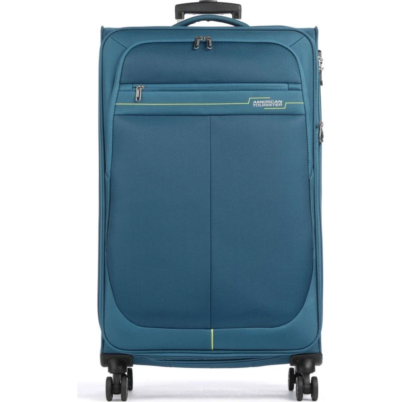 American Tourister Deep Dive 4-Rollen Trolley 80 cm teal/lime