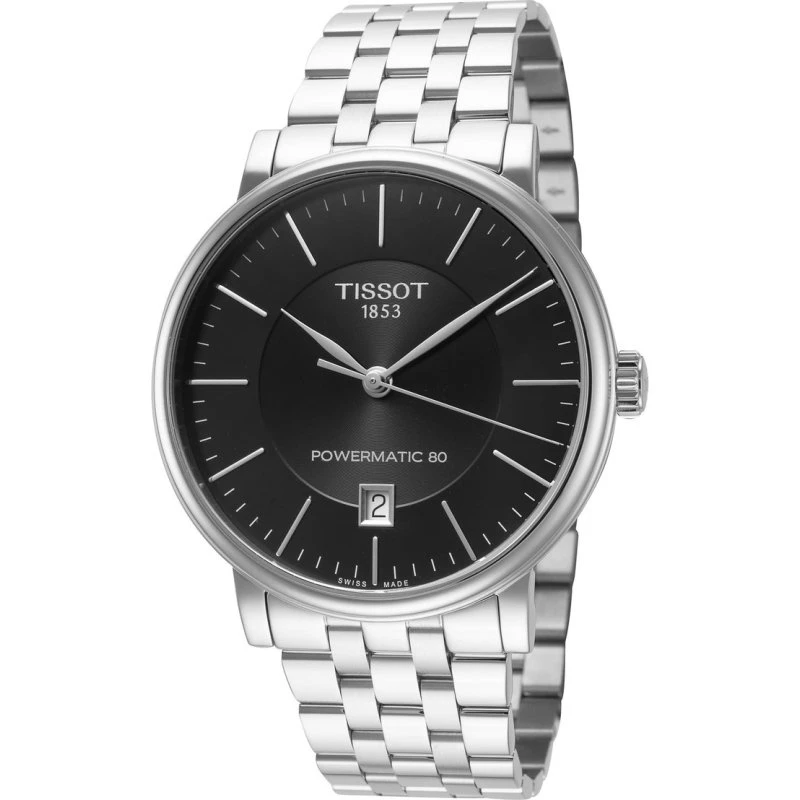 Tissot Carson Premium Powermatic 80 Automatik, 40mm, schwarz