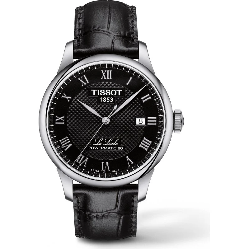 Tissot Le Locle Powermatic 80 Automatikuhr 39 mm schwarz