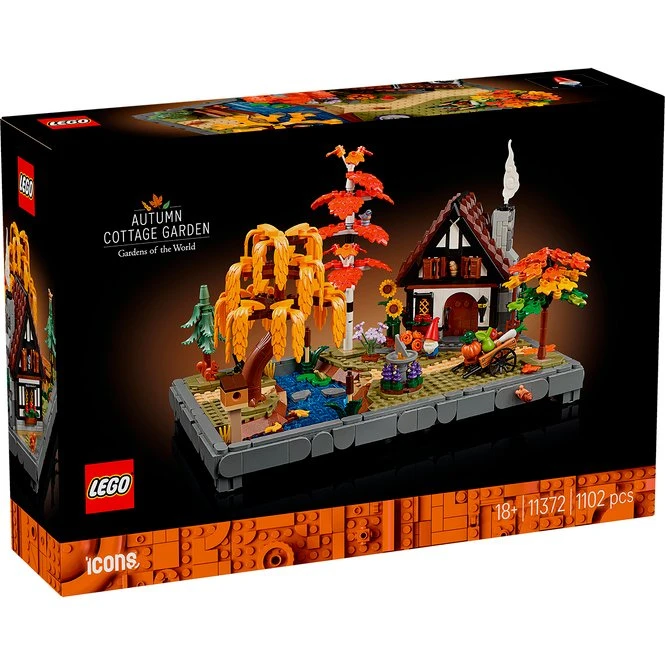 LEGO Icons 11372 Herbstlicher Landhausgarten, 1102 Teile