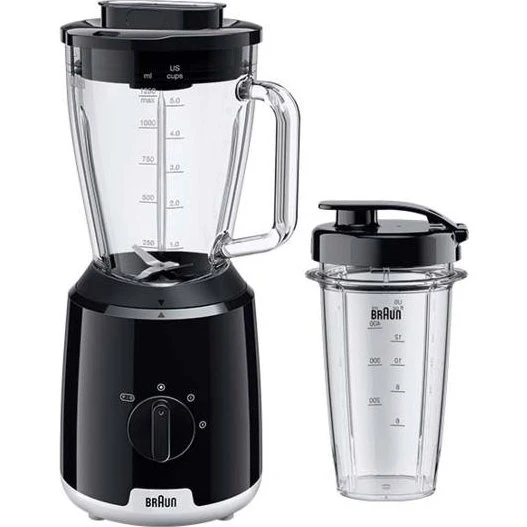 Braun PowerBlend 1 JB1051 Standmixer, 600 W, 1,5 L, schwarz