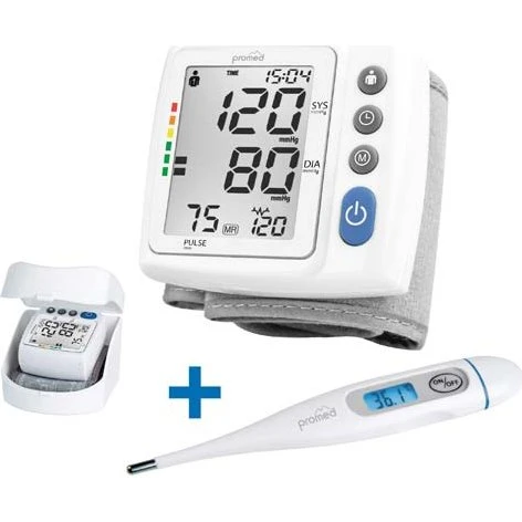 Promed HGP-30 Handgelenk-Blutdruckmessgerät mit Thermometer