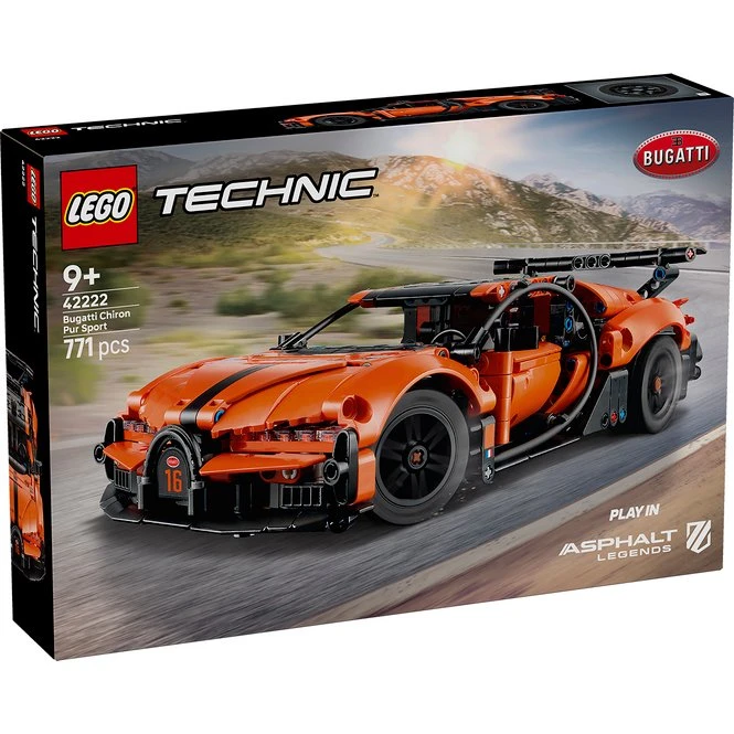 LEGO Technic 42222 Bugatti Chiron Pur Sport Hypercar