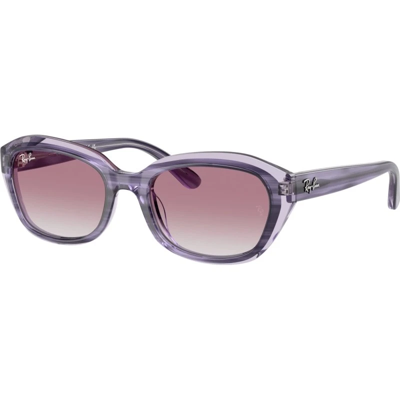 Ray-Ban Junior RJ9081S-71748G Gestreiftes Violett