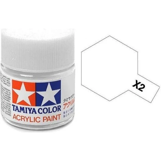 Tamiya X-2 Weiß glänzend 10ml Acryl