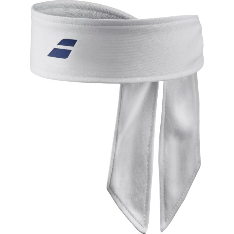 Babolat Tie Stirnband - Weiß/Sodalite Blue