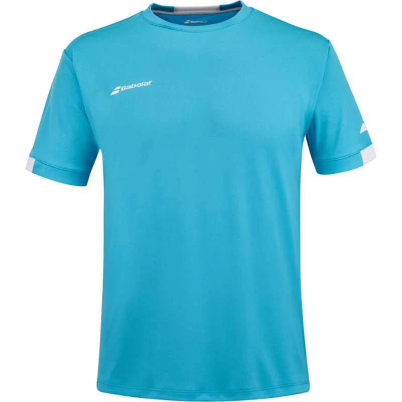 Babolat Play Crew Neck T-Shirt Cyan Blue